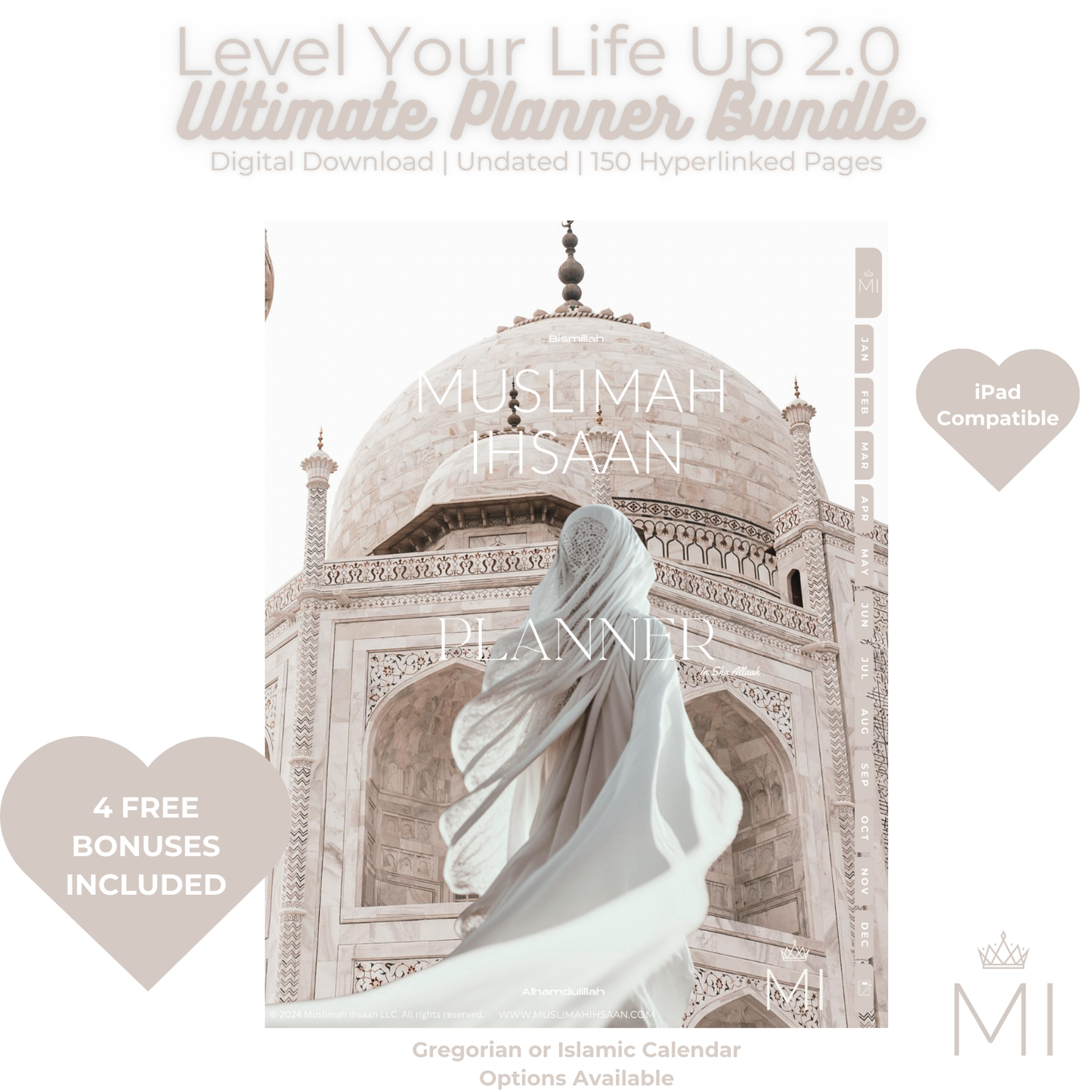 Level Your Life Up 2.0 Ultimate Planner Bundle - Neutral