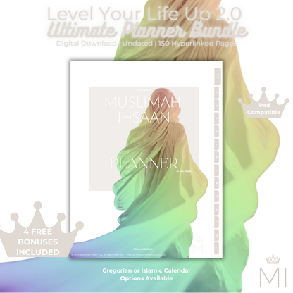 Level Your Life Up 2.0 Ultimate Planner Bundle - Caribbean Gyal