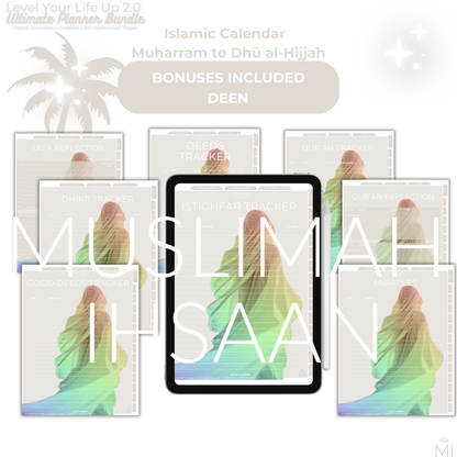 Level Your Life Up 2.0 Ultimate Planner Bundle - Caribbean Gyal